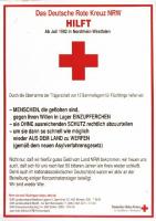Das Rote Kreuz hilft bei der Einführung der Lager