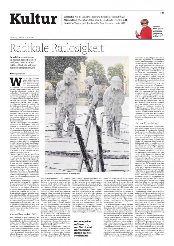 Der Freitag 13/2017: Radikale Ratlosigkeit