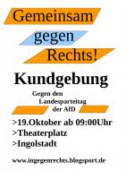 Afd Parteitag Ingolstadt Plakat