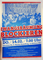 Plakat Zwangsräumung Lausitzer Straße