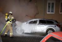 ThyssenKrupp auto am brennen