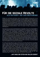 Für die soziale Revolte – als Antwort auf das Bestehende - …auf dass der Stein ins Rollen kommt!