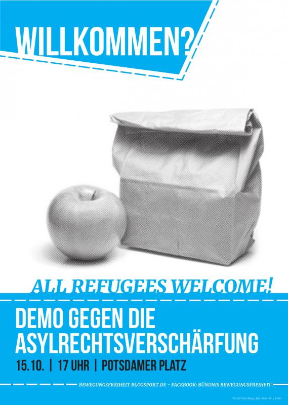 Demo gegen die Asylrechtsverschärfung