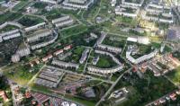 Eine Luftaufnahme des Stadtteils Silberhöhe in Halle. (BILD: ARCHIV)