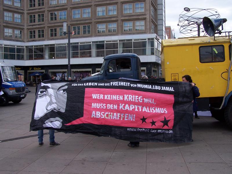 Mumia Abu Jamal braucht uns jetzt - Demo in Berlin 3