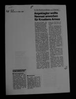 NO-Prozeß 16.3.1994 Pressausschnitte NO (Azzoncao-Archiv)