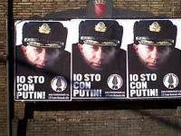 “Ich stimme mit Putin!” Plakat-Kampagne der Fronte Nazionale im Jahr 2013