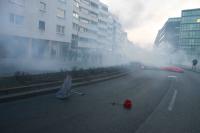 Tränengas gegen DemonstrantInnen