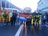 Holländische und Belgische Nazis bei der HoGeSa - Randale in Köln