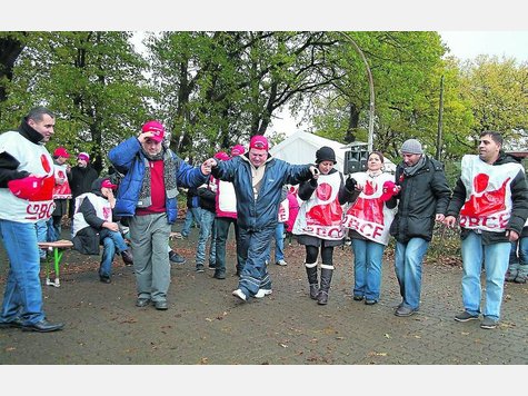 Streik bei Neupack