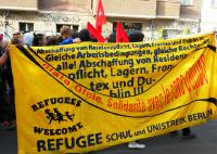 Beteiligung von Aktiven des Refugee-Schul und Uni-Streik