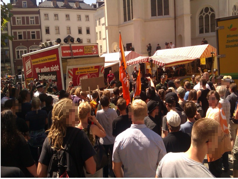 Protest Neupfarrplatz