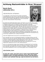 Kevin Koch ("Nationale Sozialisten Wuppertal") - Löhrerlen 64a