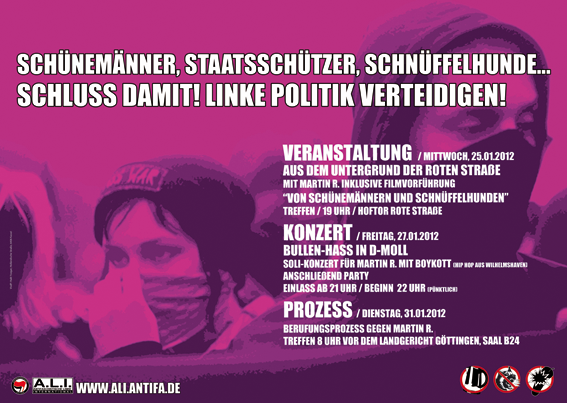 A.L.I. Antirepressions-Poster Januar 2012