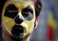 Nuclear painted face