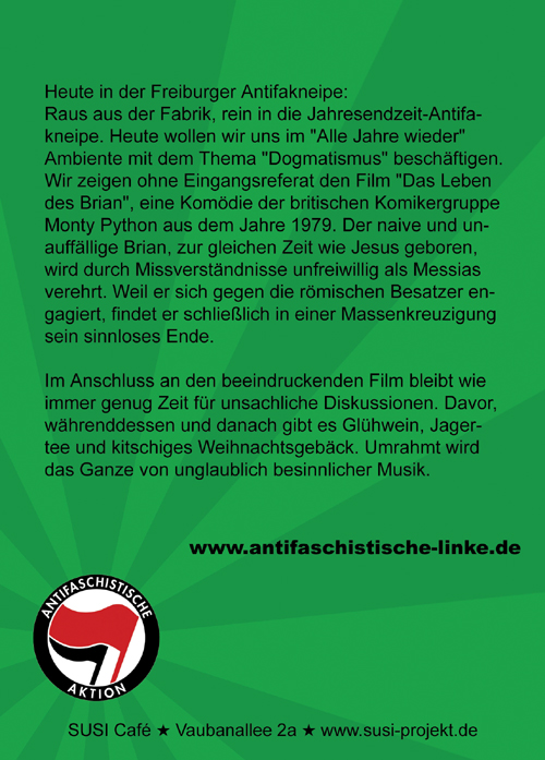 Flyer Rückseite