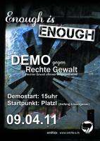 Enough is Enough! Demo gegen rechte Gewalt in Salzburg
