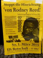 Stop the Execution of Rodney Reed - rally in Berlin