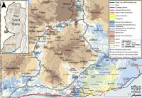 Karte der South Hebron Hills und der Firing Zone. Quelle: Btselem