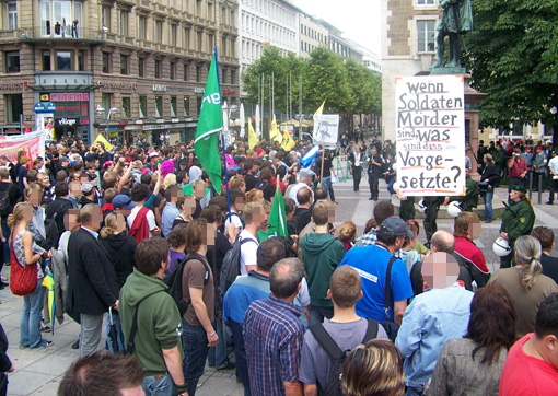 ...Protest von der Königstraße