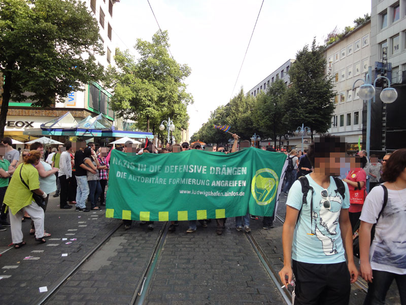 Antifa Block beim CSD