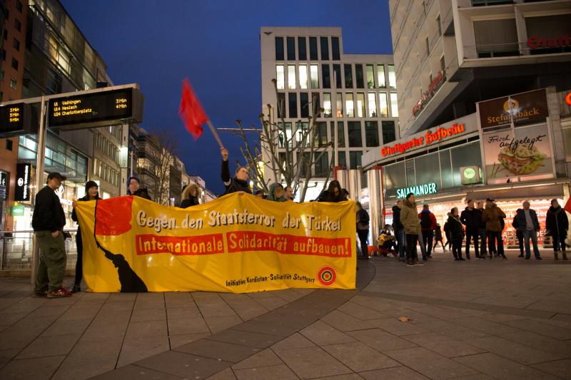 Kundgebung gegen den Staatsterror der Türkei 1