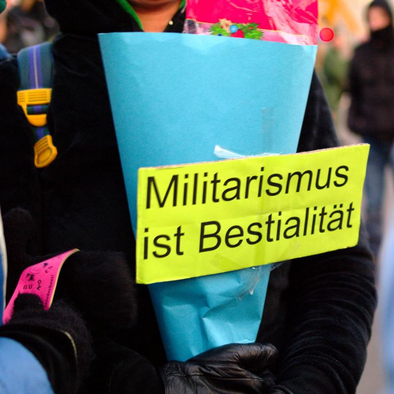 Militarismus ist Bestialität