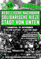 Kiezdemo am 19. November