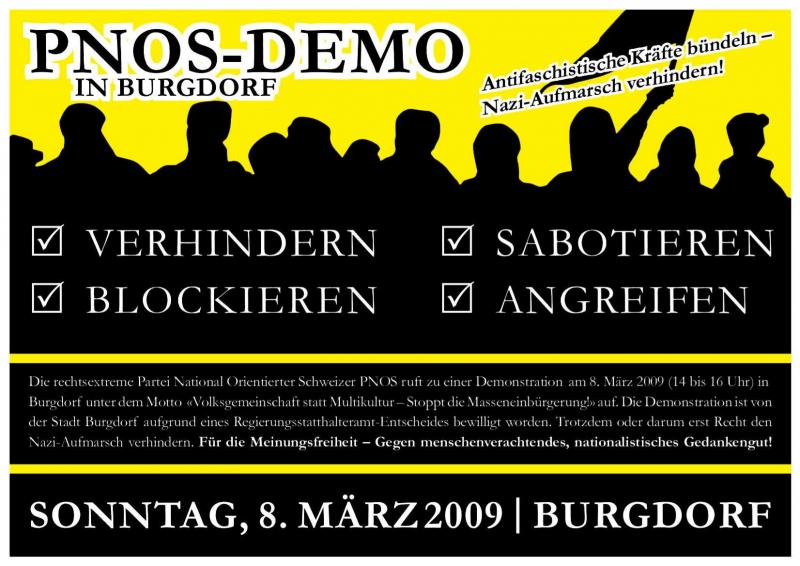 Am 8. März 2009 nach Burgdorf!