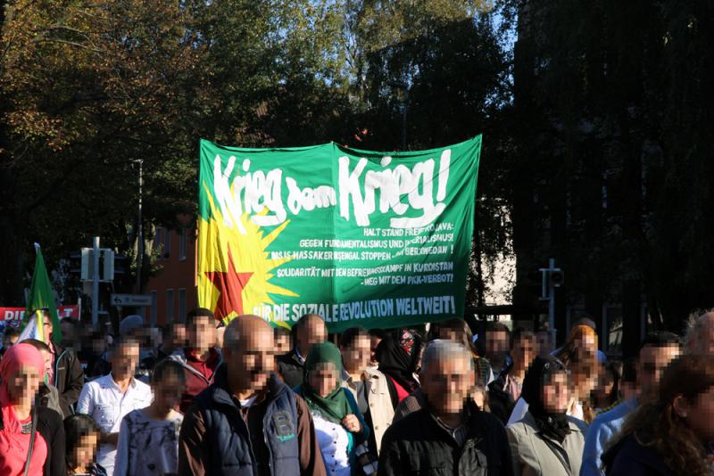 Hunderte in Solidarität mit Rojava 6