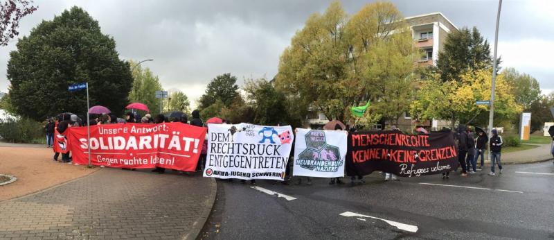 Demonstration auf dem Datzeberg