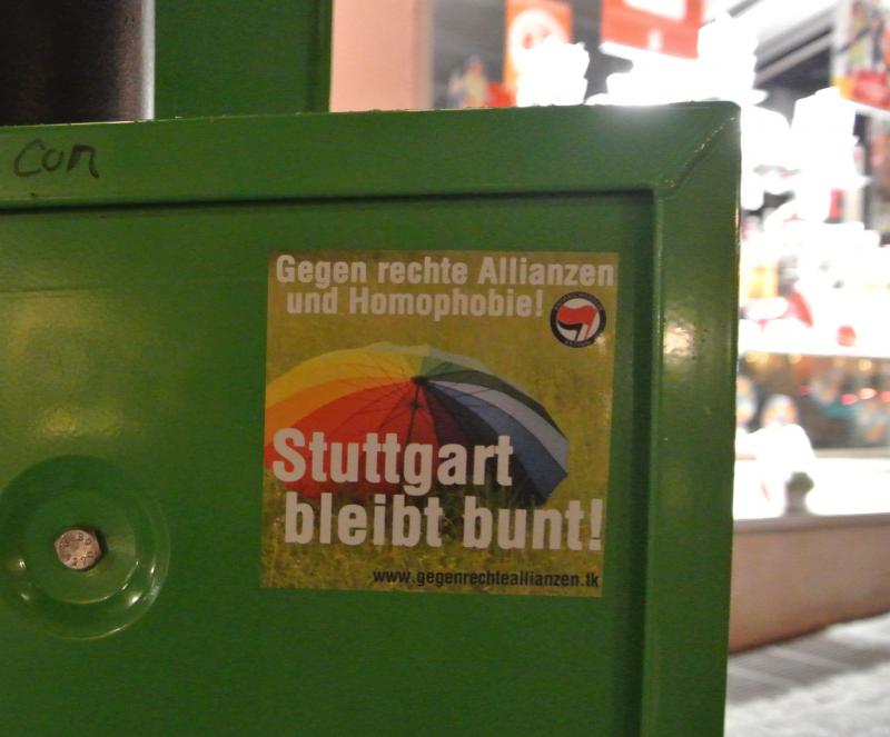 Stuttgart bleibt bunt! Rottweil auch!