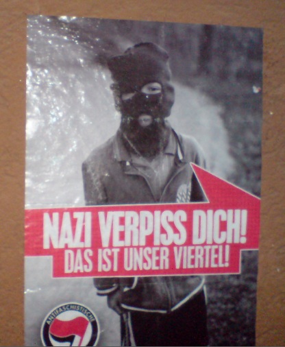 Aufkleber: Nazi verpiss dich - 8