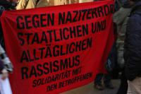 Rassistische Gesetze auf den Müll - Flashmob vor Bremer SPD 2