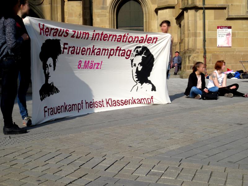 Kundgebung Frauenkampftag Heilbronn 2014