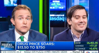Drug price gouger Martin Shkreli on the right.
