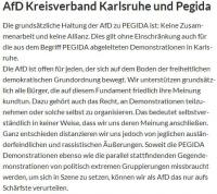 AfD zu PEGIDA