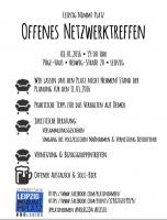 Flyer für Offenes Netzwerktreffen