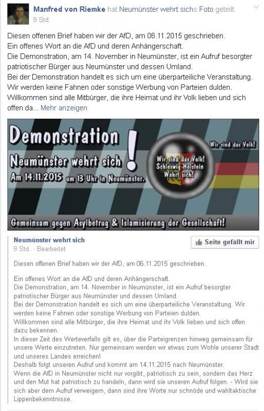 Riemke Offener Brief an AfD