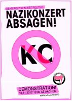 KC-Konzert absagen!