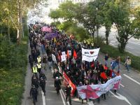 Demonstration des Bündnisses „Kein Grund zum Feiern“ Bild Nr. 1