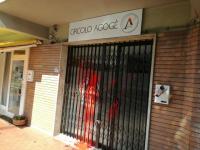 Vandalismus gegen den CasaPound Sitz in Pistoia