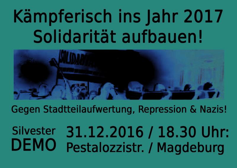 Kämpferisch ins Jahr 2017 – Solidarität Aufbauen 