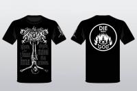 Hel Carpathian Black Metal - Kroda - "die with your god"-Shirt