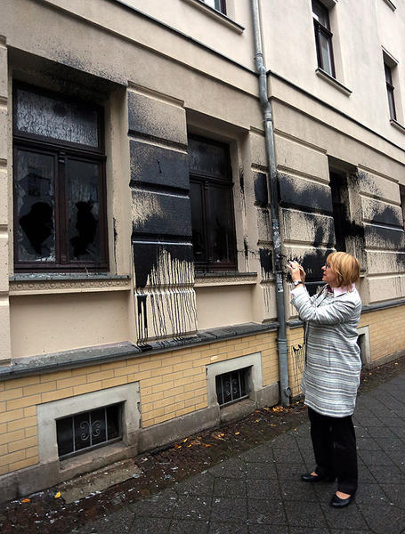 Auf das Büro der CDU-Bundestagsabgeordnete Bettina Kudla ist innerhalb von wenigen Wochen der zweite Anschlag verübt worden.Quelle: dpa