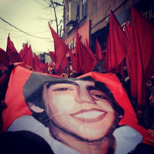 Demo für Berkin in Okmeydani 