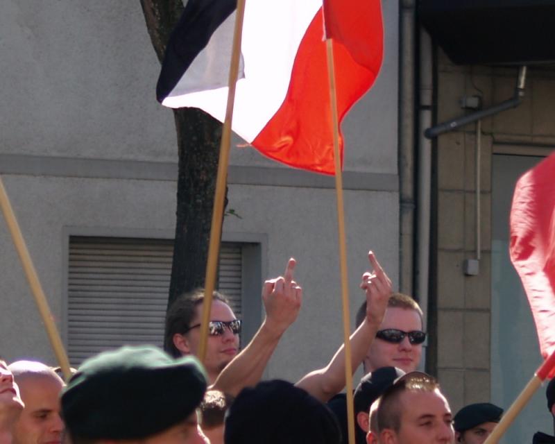 Cristopher Krumtünger auf dem "nationalen Antikriegstag" in Dortmund am 03.09.2011