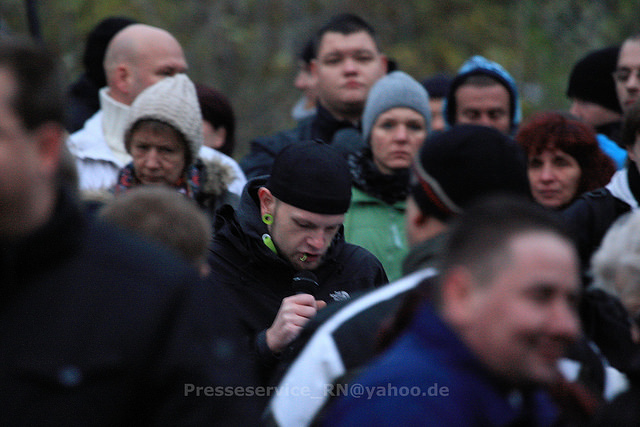 Marvin Koch, als Redner am 22.11.