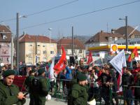 NazigegnerInnen am Berliner Platz in Heilbronn am 8.3.2014