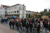 Leerstands-Demonstration in der Bremer Neustadt